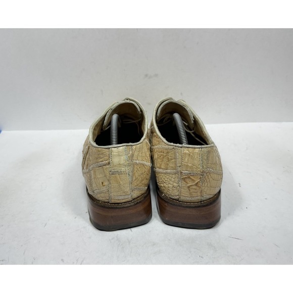 Belvedere Studio Genuine Crocodile Men\'s Size 11 Oxford Shoes‎ HandMade Derby main image 6